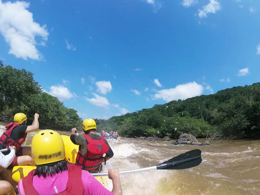Rio de Janeiro: Guided River Rafting Tour - The triple-river meeting point at the finish