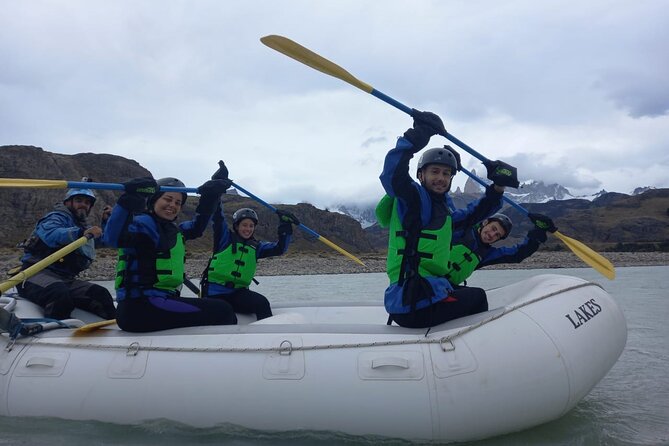 Rio de las Vueltas Rafting Experience - El Chalten - The first six kilometers, Fitz Roy from the water