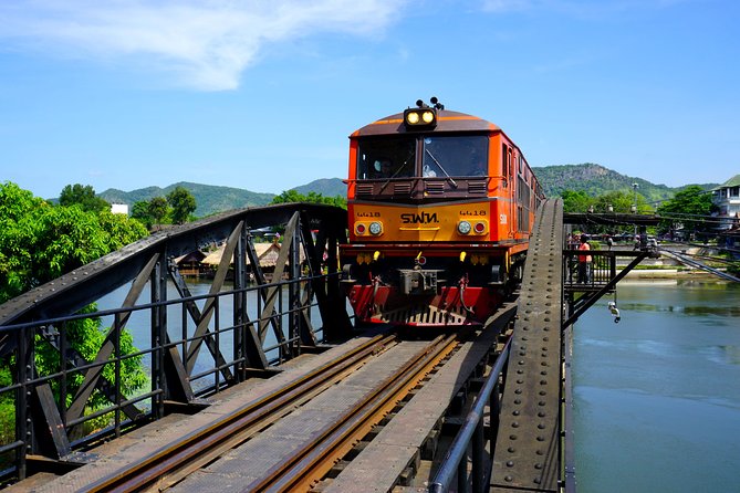 River Kwai Jungle Rafts: 2-Day Kanchanaburi Escape from Bangkok - The Bridge over the River Kwai and the first boat ride