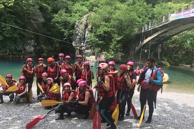 River rafting at Voidomatis River !! Zagori area - What the two-hour rafting section feels like