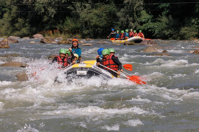 River Rafting on Buzau River - Changing into neoprene before the river