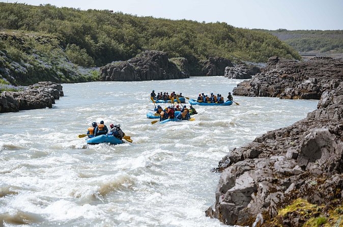 River Rafting on the Golden Circle - The cliff jump depends on conditions