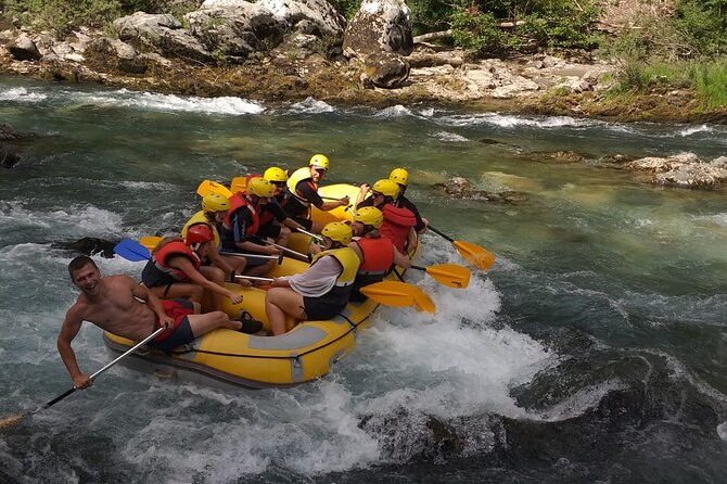 River Tara Long Rafting Tour - Entering the rapids on the five-hour route