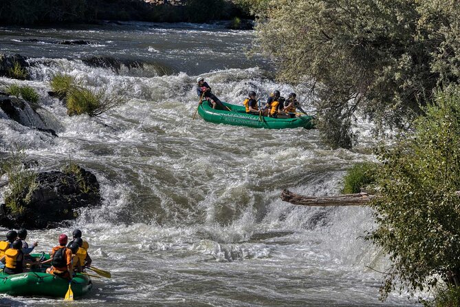 Rogue River Half Day Whitewater Trip Nugget Falls - Getting ready before the first riffles