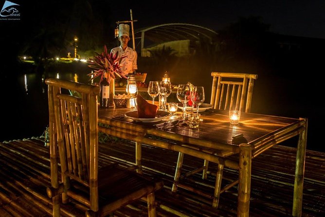 Romantic Dinning On The Bamboo Raft - The Best Time to Fit It Into Your Hoi An Plans