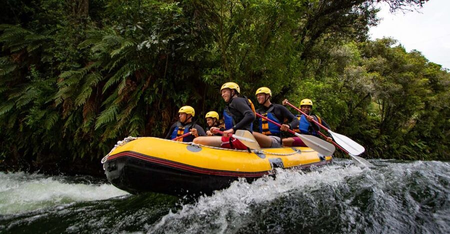 Rotorua Rafting: Kaituna River Rafting Experience-Free Sauna - Fourteen rapids, three waterfalls, and one famous plunge