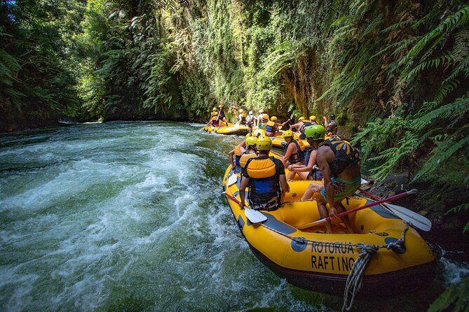 Rotorua Rafting: Kaituna River White Water Rafting & Free Sauna - The 7-metre drop at Tutea Falls