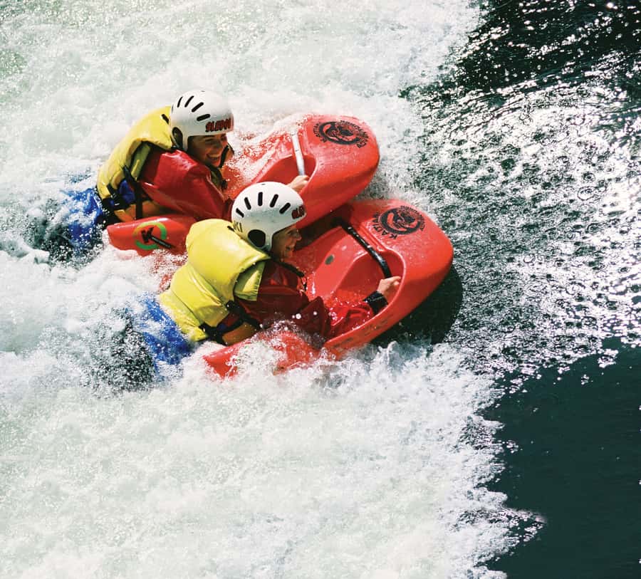 Rotorua Sledging: Kaituna White Water River Board Experience - From Rotorua pickup to the river base