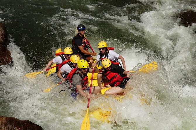 Royal Gorge Rafting Half Day Tour (FREE wetsuit use!) - Class IV Extreme fun! - Getting outfitted with free river gear