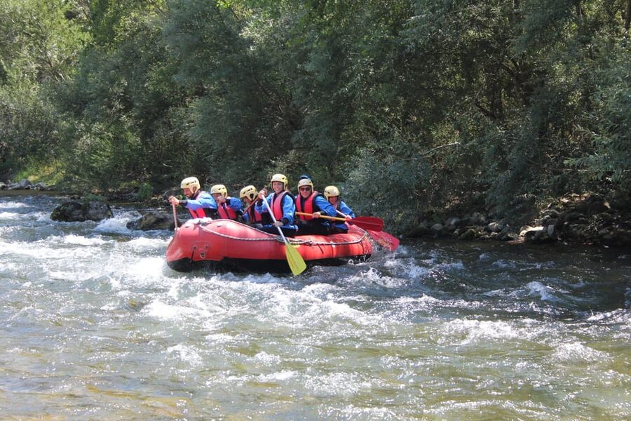Salerno: rafting on the Sele River in Cilento - Reaching the Sele River near Salerno