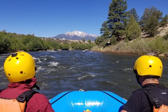 Salida Valley Rafting Adventure - Getting fitted with helmets, PFDs, and river clothing