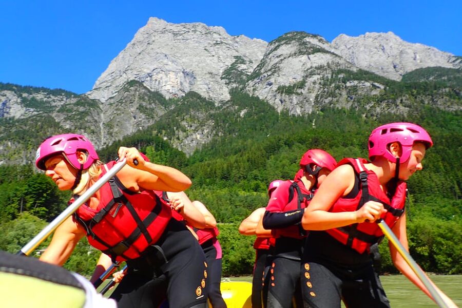 Salzburg: River Rafting Trip for Beginners - Getting comfortable before the first rapids