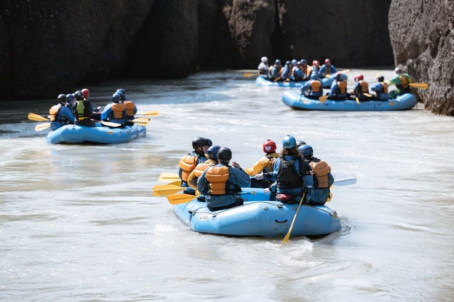 Selfoss: Golden Circle Rafting Tour - Getting suited up for cold Icelandic water