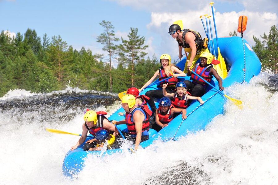 Setesdal, Evje: Family Rafting on the beautiful Otra river - What the $70 price includes