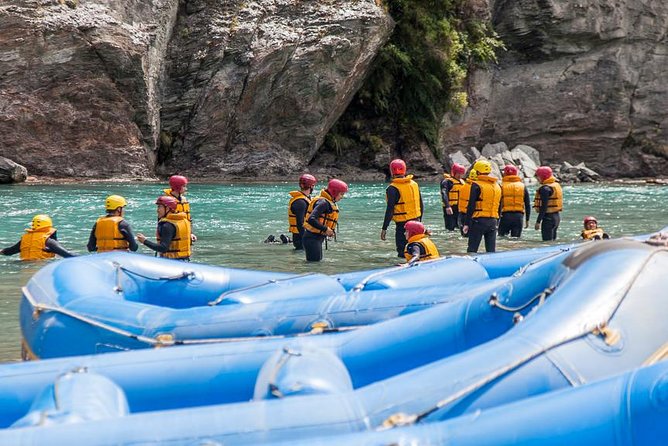 Shotover River Rafting Trip from Queenstown - Getting fitted out for the river