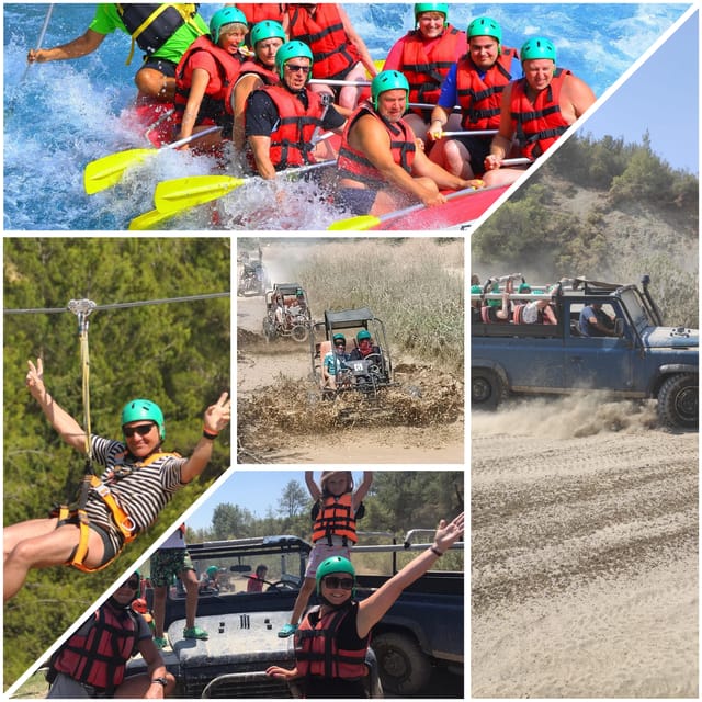 Side&Alanya:Rafting,Jeep,Quad/Buggy Safari/Zipline wLunch - Lunch and the useful pause in the middle