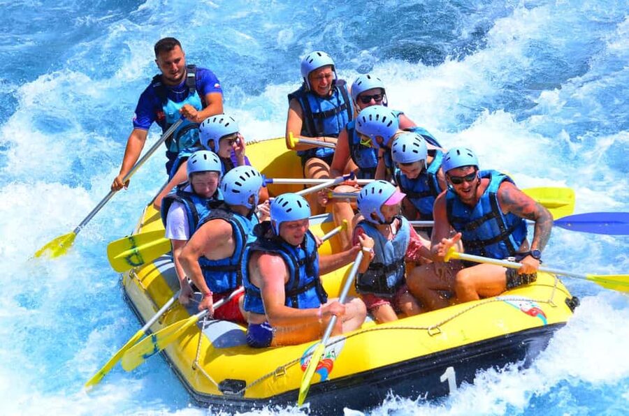 Side/Antalya: Jeep, Buggy, Rafting & Zipline Tour with lunch - The first 45 minutes on the river