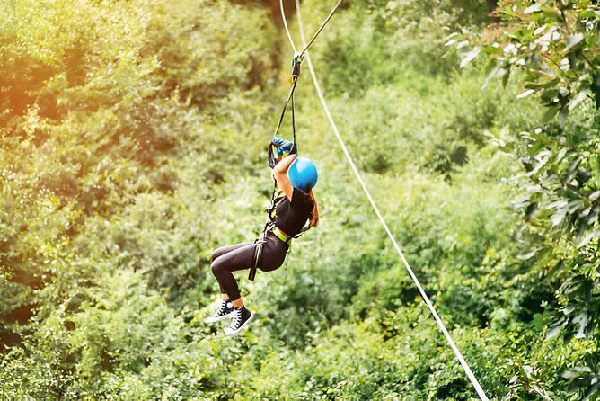 Side / Manavgat : Combo Rafting , Buggy & Jeep & Zipline(4 in 1) - Zipline above the activity course
