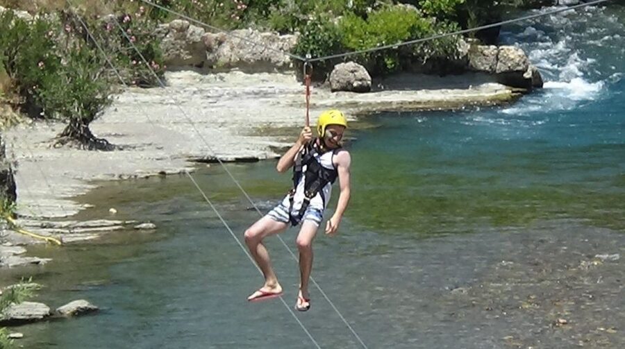 Side: Rafting and Zipline Canyon Tour with Lunch & Transfers - The canyon viewpoint and Roman bridge