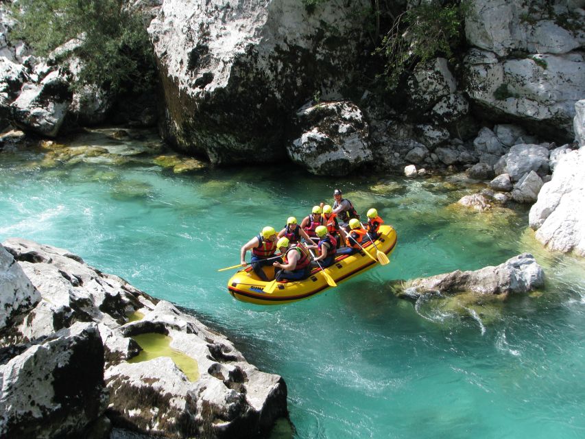 Slovenia: Half-Day Rafting Tour on Soča River with Photos - Julian Alps views between the rapids