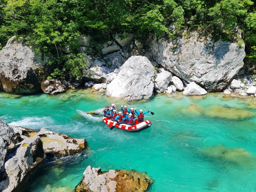 Soca River, Slovenia: Whitewater Rafting - Boka waterfall and the scenic middle section
