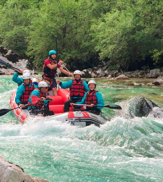 Soca River, Slovenia: Whitewater Rafting - The boulder jump is optional, not a test