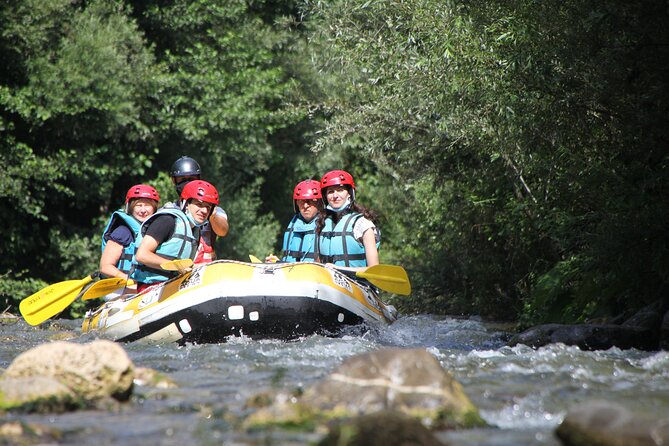 "Soft" rafting - Small rapids and jumps add the right amount of action