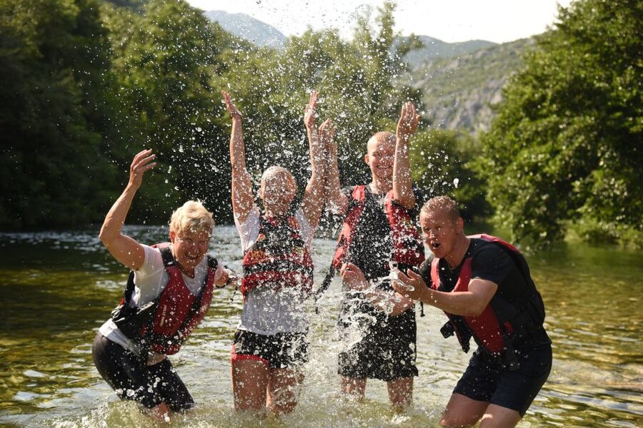 Split: Cetina River Rafting with Cliff Jumping and Cave Tour - Swimming, waterfalls, and the Tisne Stine jump
