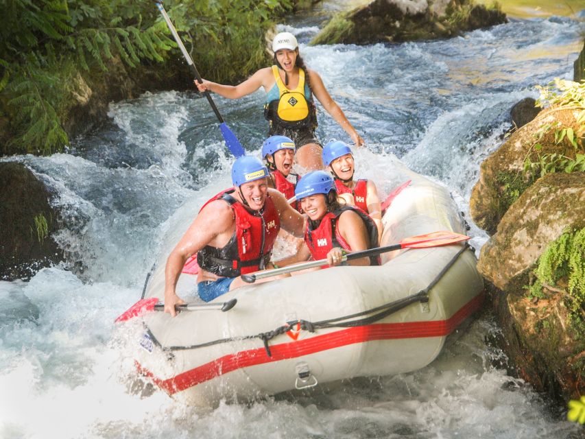 Split: Cetina River Rafting with Cliff Jumping and Cave Tour - Meeting near Omiš and reaching the river