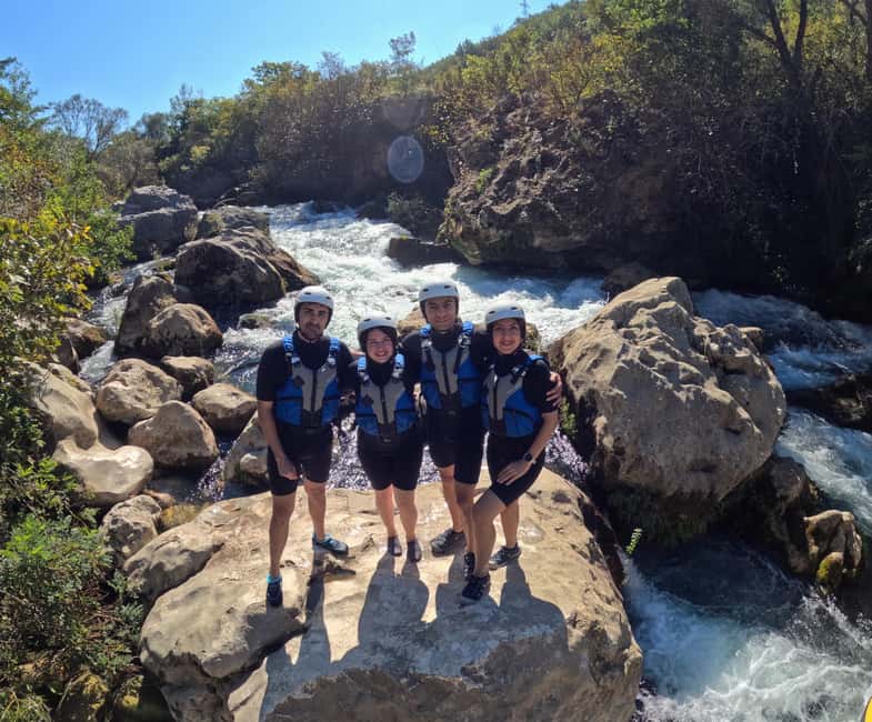Split/Omiš: Rafting, Cliff Jumping, and Cave Tour - Cliff jumping from 4 to 6 meters