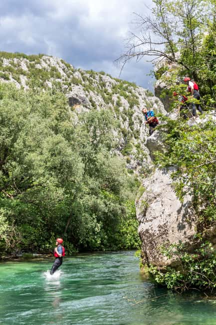 Split: Premium Rafting,Cave exploring,Cliff jumping & Picnic - Preparing at the river start point