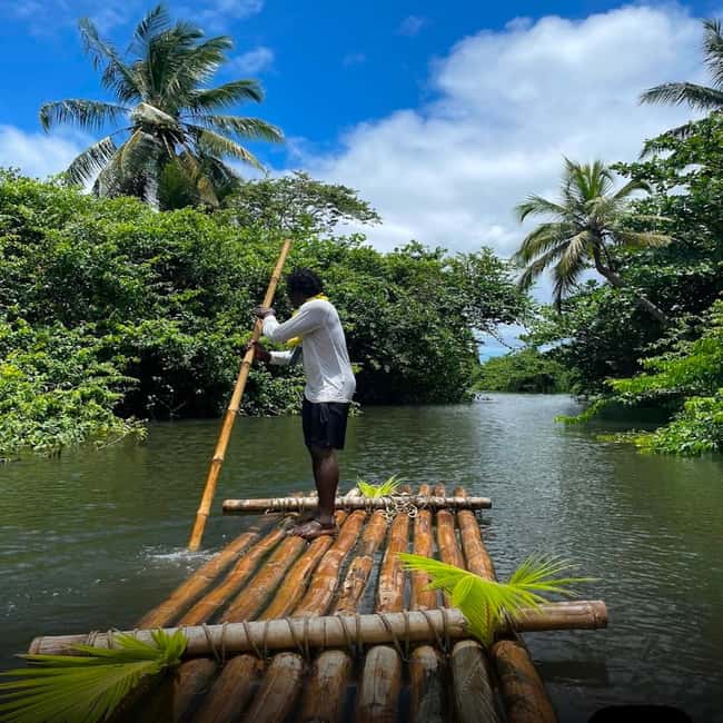 St Lucia Bamboo Rafting and Rum Distillery Experience - Fresh produce and Carl’s Creole bread
