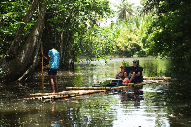 St. Lucia Private Bamboo Rafting Experience - The possible beach stop and Carl’s local touch