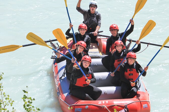 Sunwapta Challenge Whitewater Rafting: Class III Rapids - The safety briefing and paddling lesson