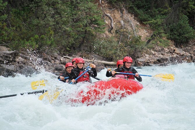 Sunwapta Challenge Whitewater Rafting: Class III Rapids - The calm opening and the main whitewater