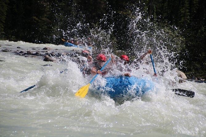 Sunwapta River Self-Drive Rafting Trip - A small raft means you really do paddle