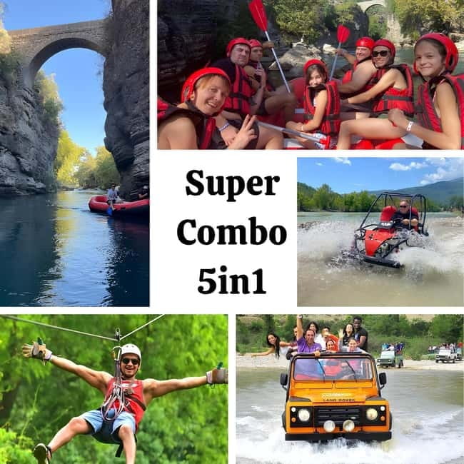 Super Combo 5in1 Jeep, Rafting, Buggy, Zipline and Canyon - Key Things to Know Before You Book