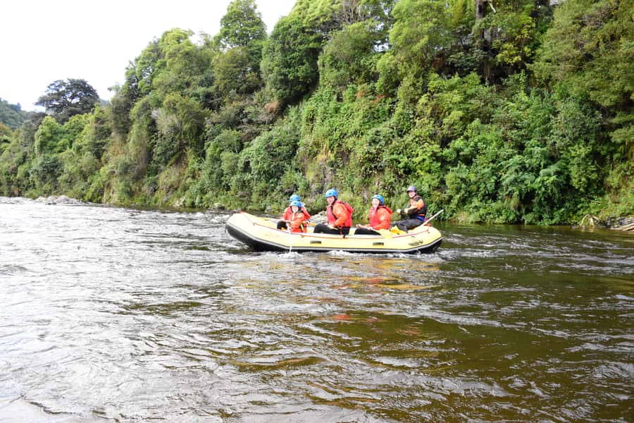 Te Awa Kairangi Grade 2 Scenic Rafting Tour - Rope swing and the two rock jumps