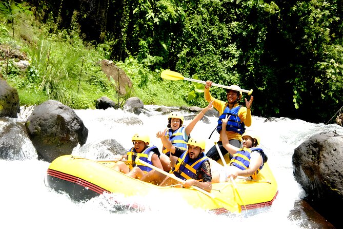 Telaga Waja White Water Rafting - With No Step or Stair : Bali Best Adventures - Who will enjoy the rapids most