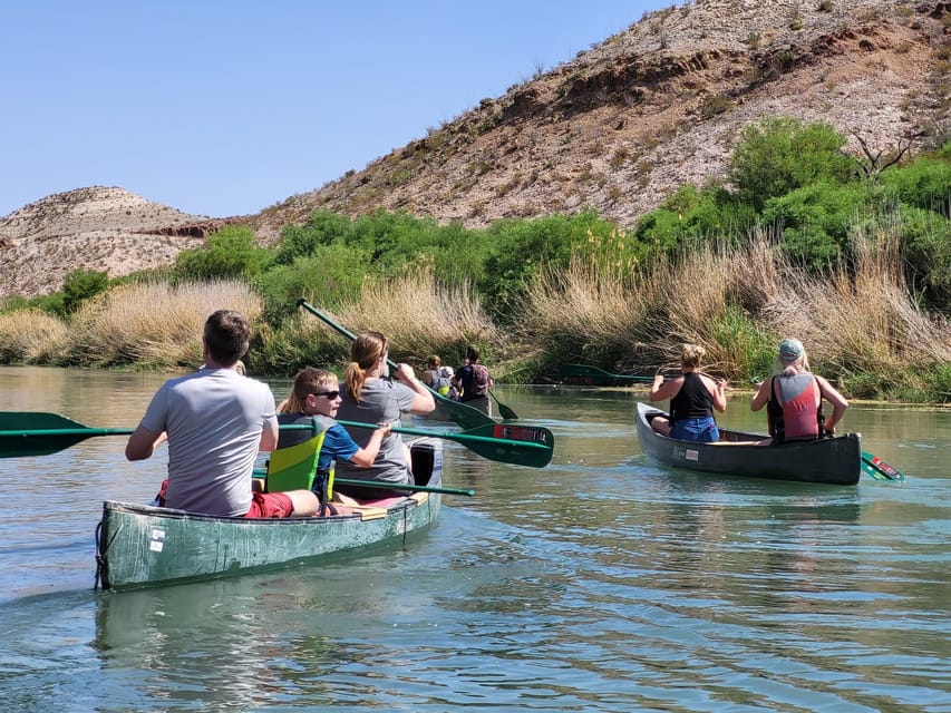Terlingua: Rio Grande Full-Day Guided Raft/Kayak/Canoe Trip - What the seven-hour schedule feels like