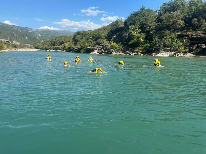 Tirana/Durrës/Golem: Vjosa Rafting, Benja Thermal Baths Tour - The early pickup and four-hour road journey