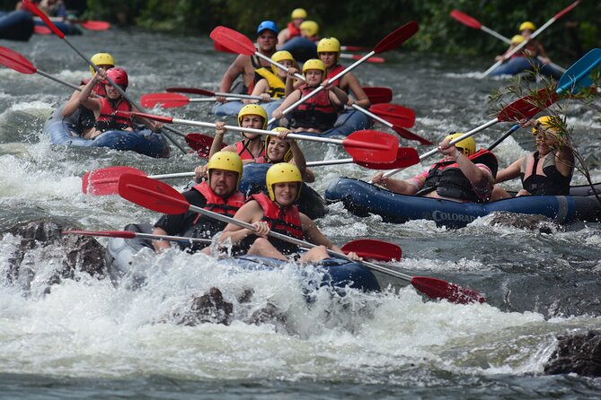 Tully River Full Day Sports Rafting - Getting ready beside the river