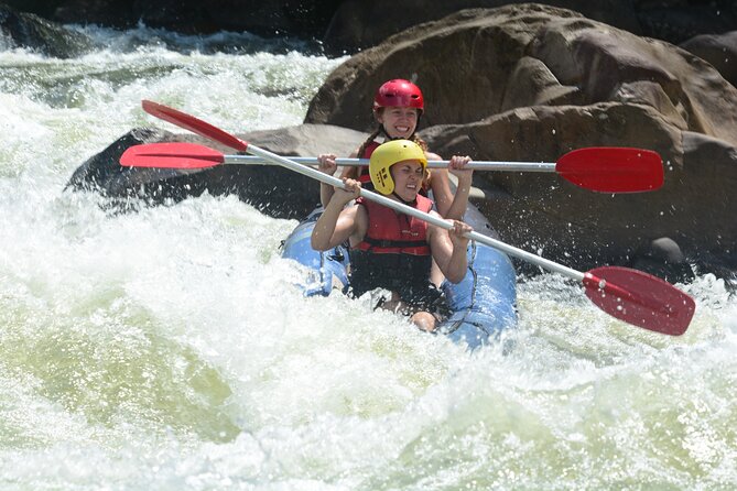 Tully River White Water Rafting Half day- from Mission Beach - How the river run builds from calm water to bigger rapids