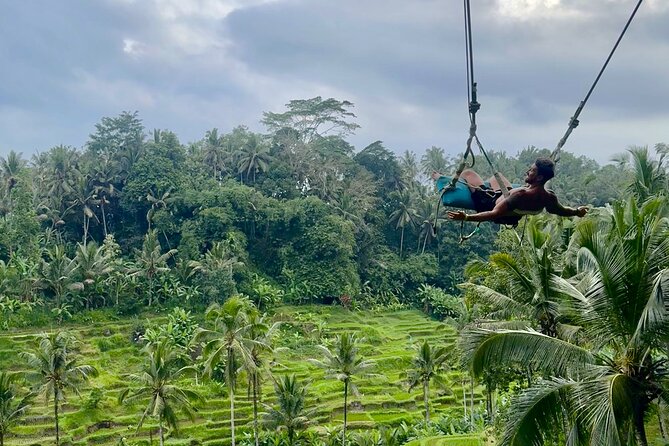 Ubud: ATV Rafting + Zipline, Swing, Sky Bike in Bali Rice Terrace - U Fun Field sets the tone with three aerial rides
