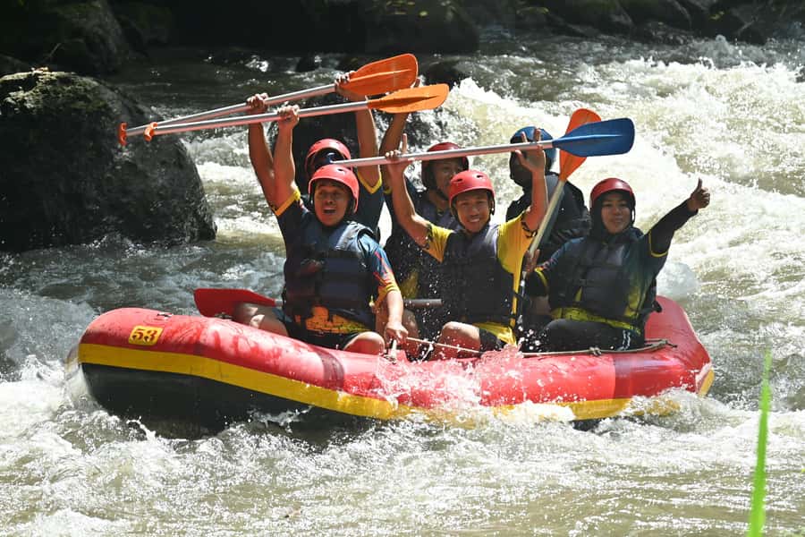 Ubud: Ayung River Guided Rafting Adventure with Lunch - Paddling through rainforest, gorges, and rice fields