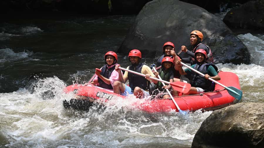 Ubud: Ayung River Guided Rafting Adventure with Lunch - Class II and III rapids for first-time paddlers