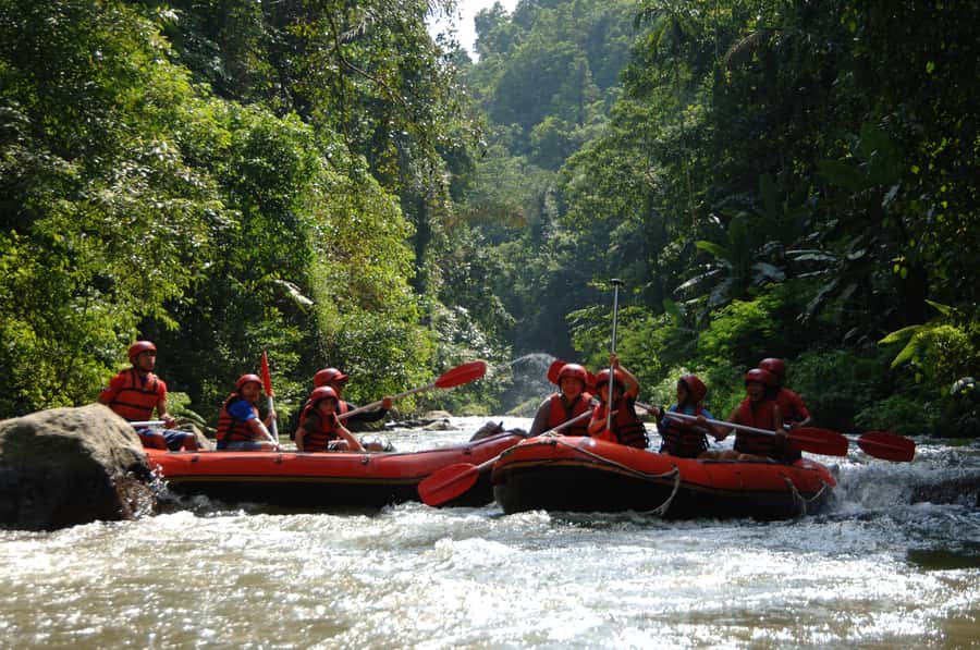 Ubud e-Bike Tour & Whitewater Rafting - How active is this six-hour outing?
