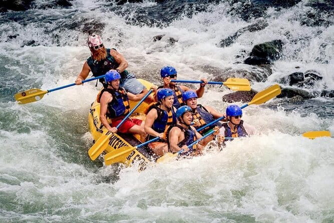 Ubud Jungle Swing and Water Rafting with Lunch Transport - Lockers, towels, and what the river portion means