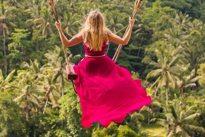 Ubud Jungle Swing and Water Rafting with Lunch Transport - Starting at 9:00 a.m. with private transport