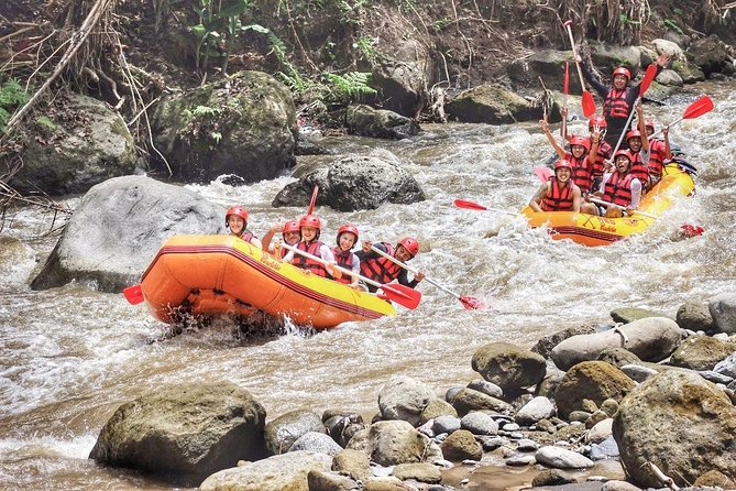 Ubud Rafting With Private Return Transport - Preparing at the Ayung River launch point